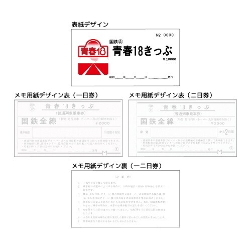 青春18きっぷ ご案内 日本全国を旅したあの日の思い出がよみがえる―懐かしいデザイン